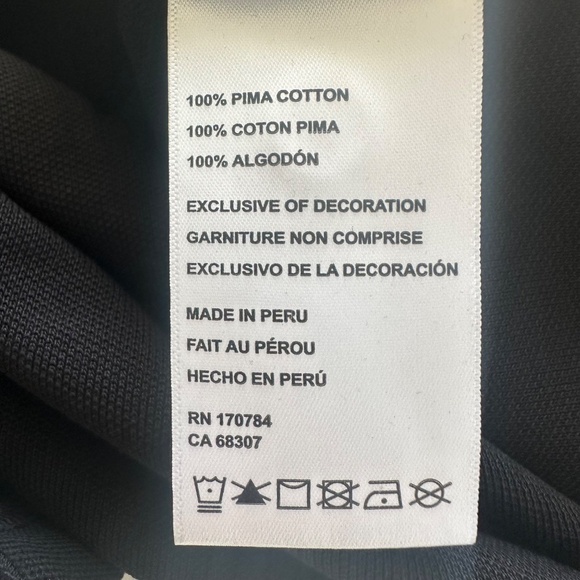 Psycho Bunny Black Classic Pique Polo Shirt - Picture 5 of 5